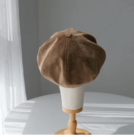 Velvet cheap newsboy hat