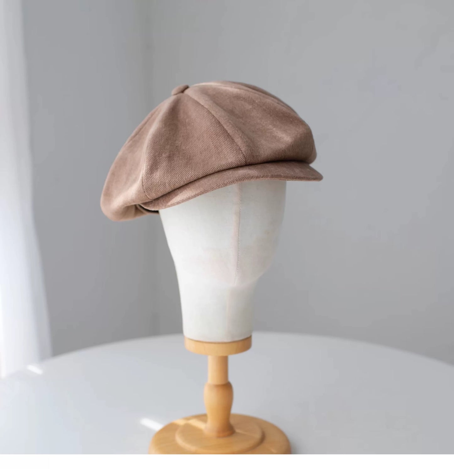 Oversize Applejack Newsboy Cap