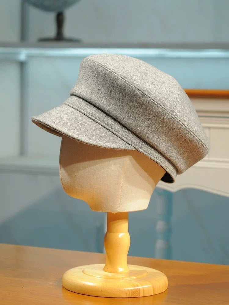 Unisex Wool Newsboy Cap MsPineappleCrafts