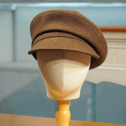 Unisex Wool Newsboy Cap MsPineappleCrafts