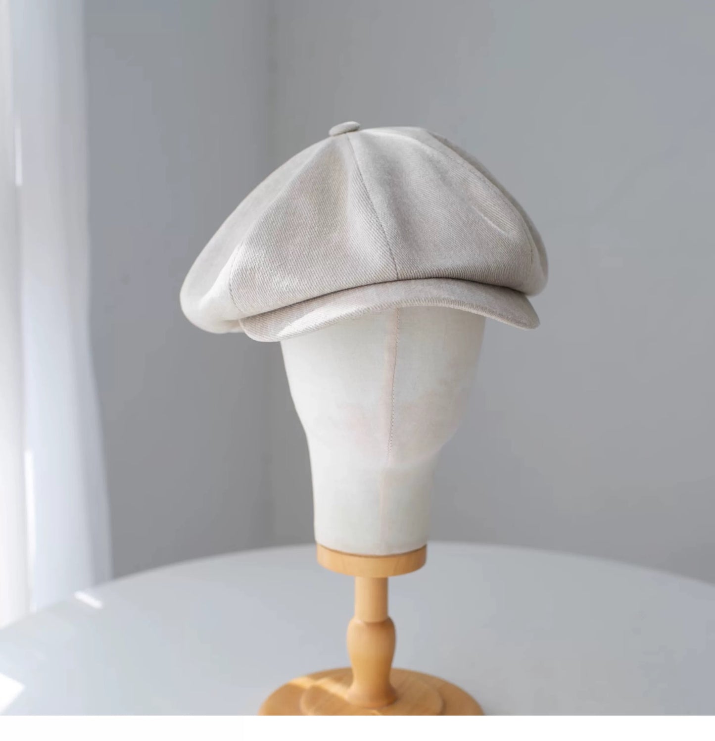 Oversize Applejack Newsboy Cap