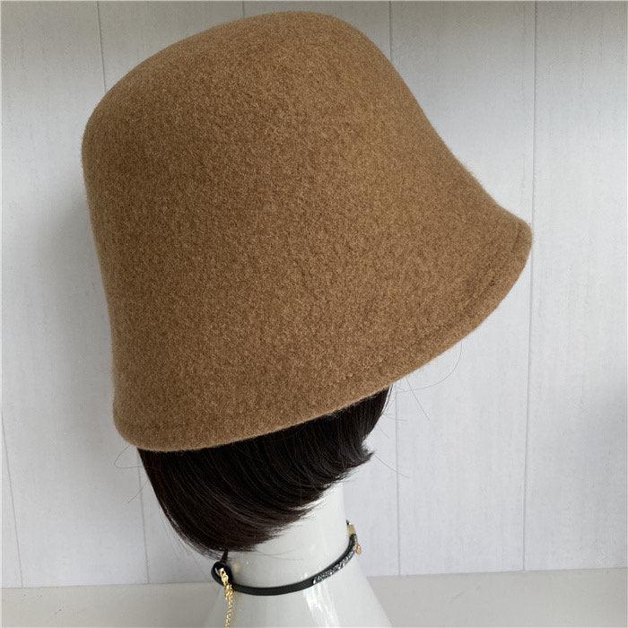 100% Wool Foldable Cloche Hat - Mspineapplecrafts