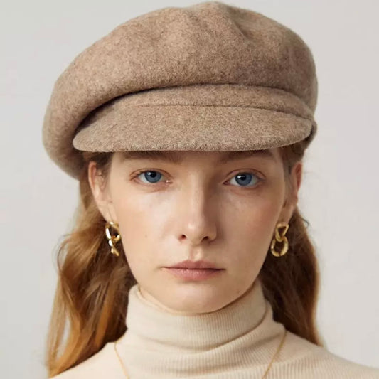 Wool Newsboy Cap