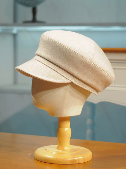 Unisex Wool Newsboy Cap MsPineappleCrafts