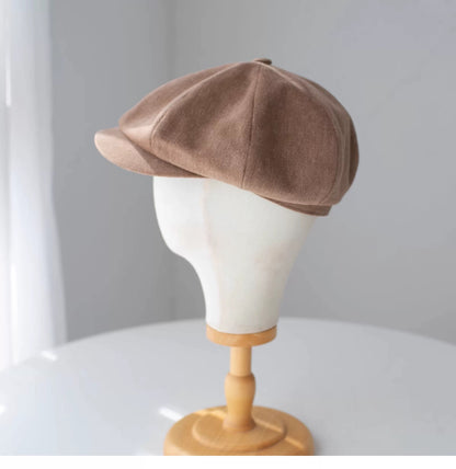 Oversize Applejack Newsboy Cap