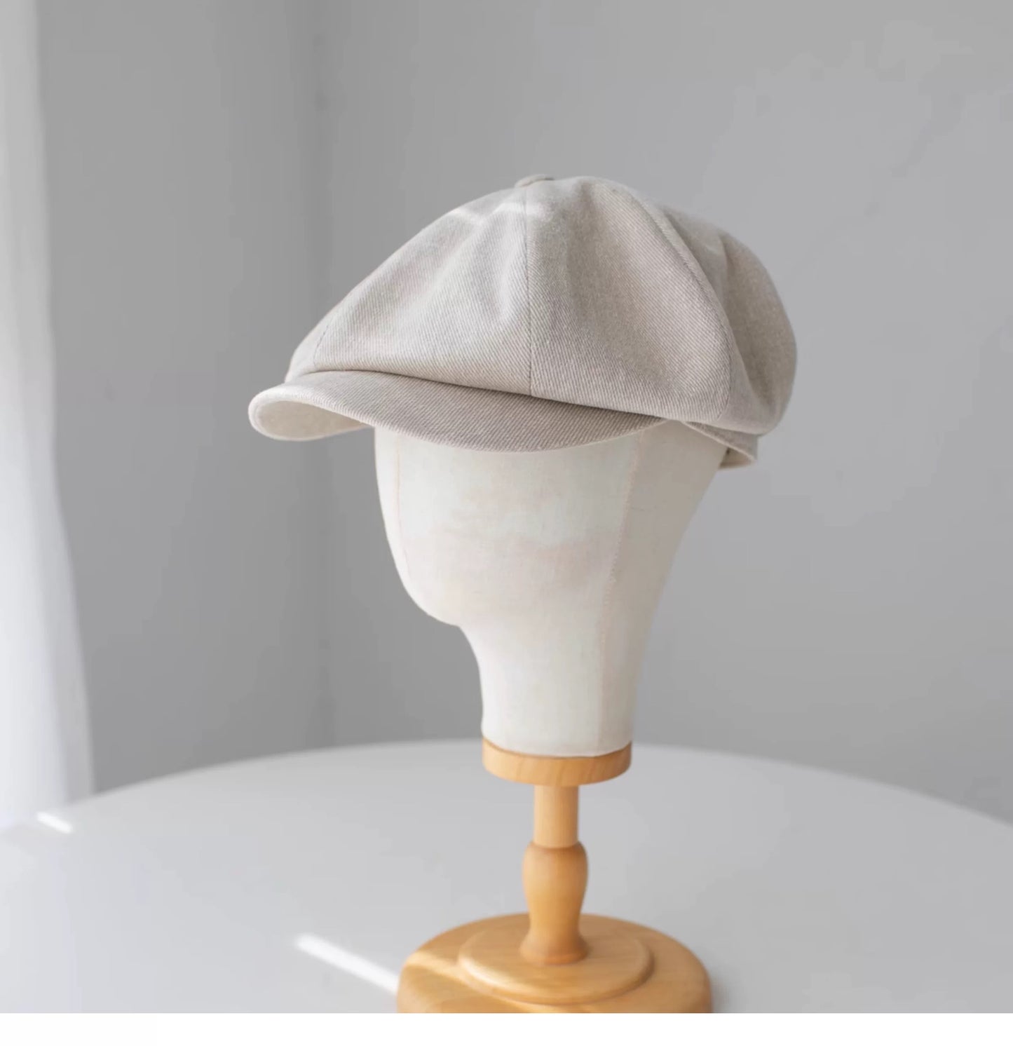 Oversize Applejack Newsboy Cap