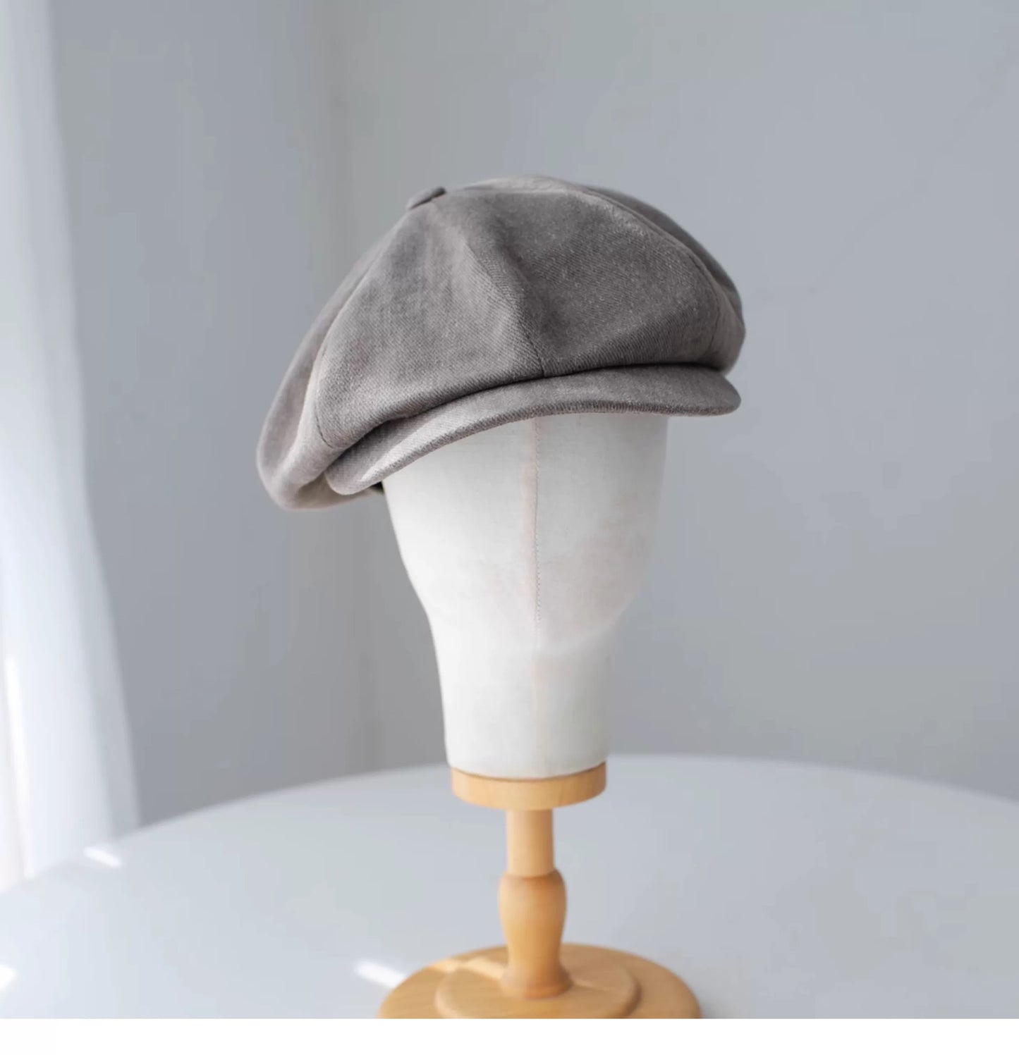 Oversize Applejack Newsboy Cap