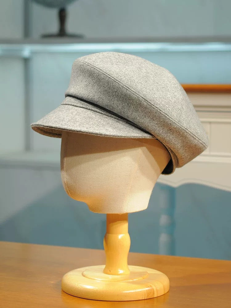 Unisex Wool Newsboy Cap MsPineappleCrafts