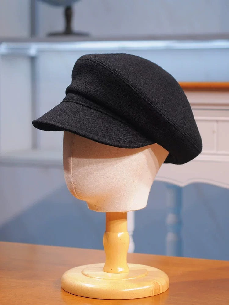 Unisex Wool Newsboy Cap MsPineappleCrafts