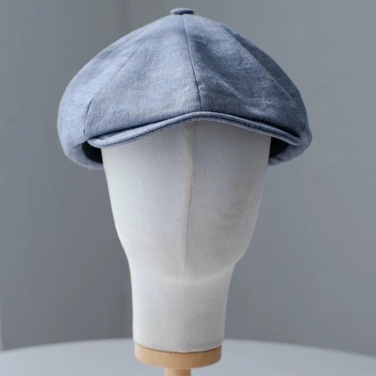 Linen Unisex Newsboy Cap - Mspineapplecrafts