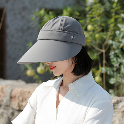Summer Sun Hat for Women with Large Brim and Removable Top