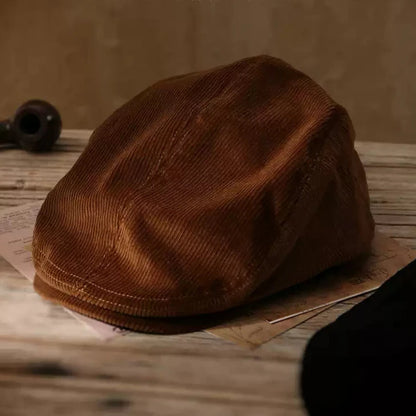 Unisex Corduroy Newsboy Cap