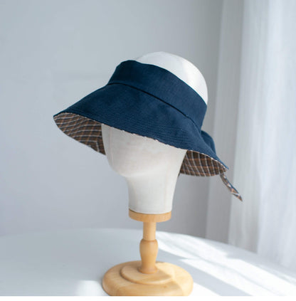 Linen Visor Sun Hat MsPineappleCrafts