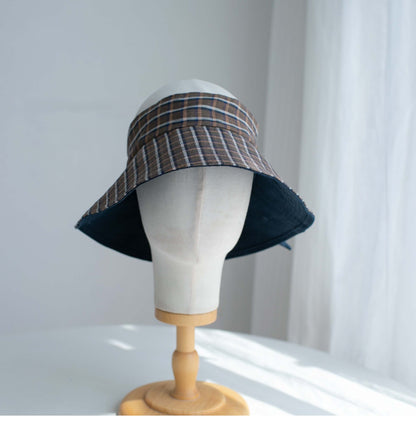 Linen Visor Sun Hat MsPineappleCrafts