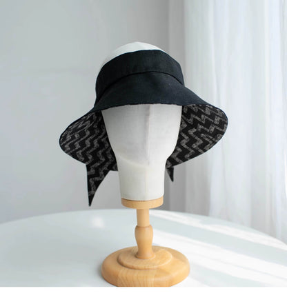 Linen Visor Sun Hat MsPineappleCrafts