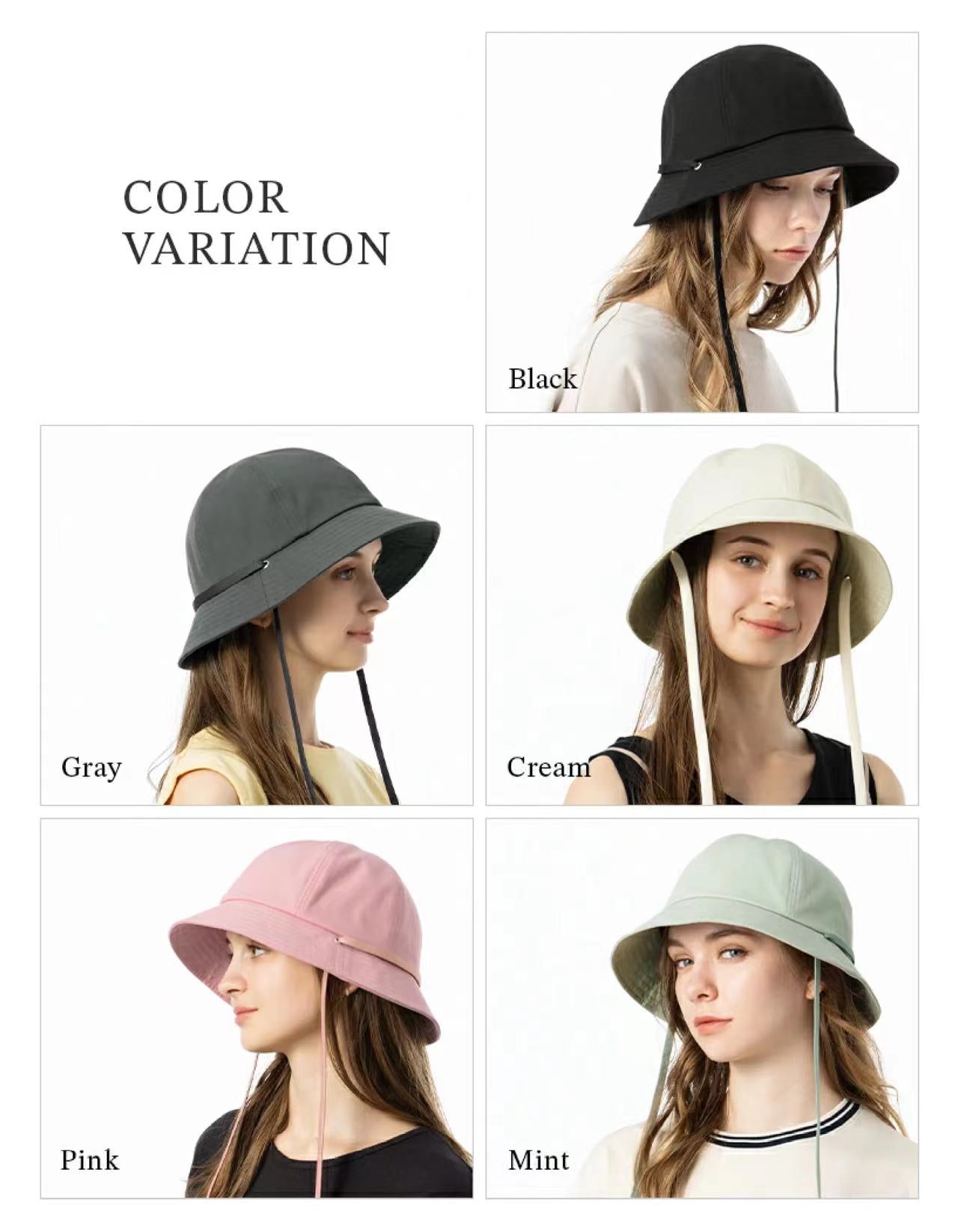 Bucket Hat for 100% UV Protection Fabric