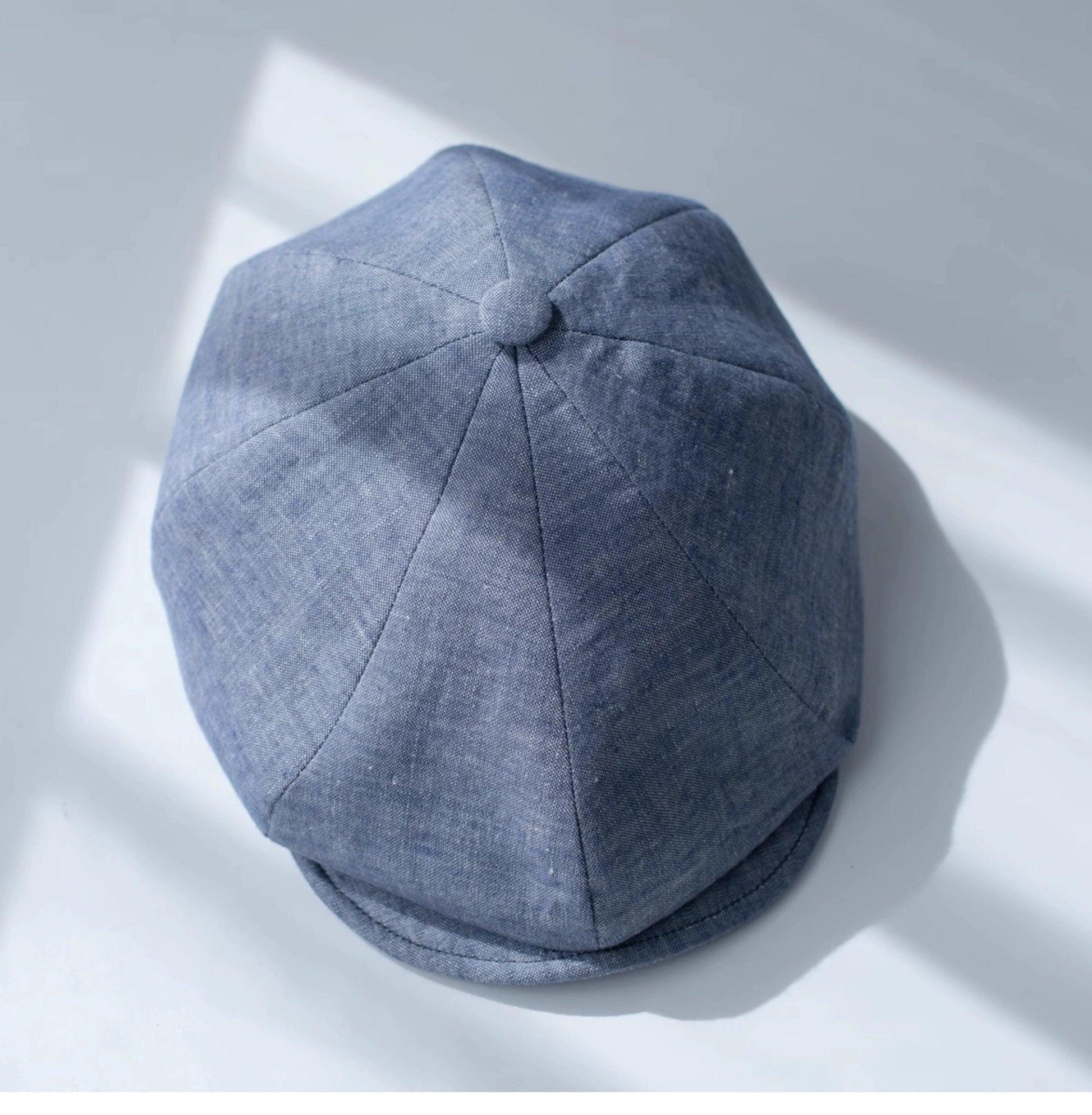 Linen Unisex Newsboy Cap - Mspineapplecrafts