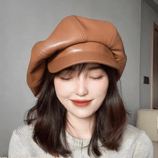 Floppy newsboy hat on sale