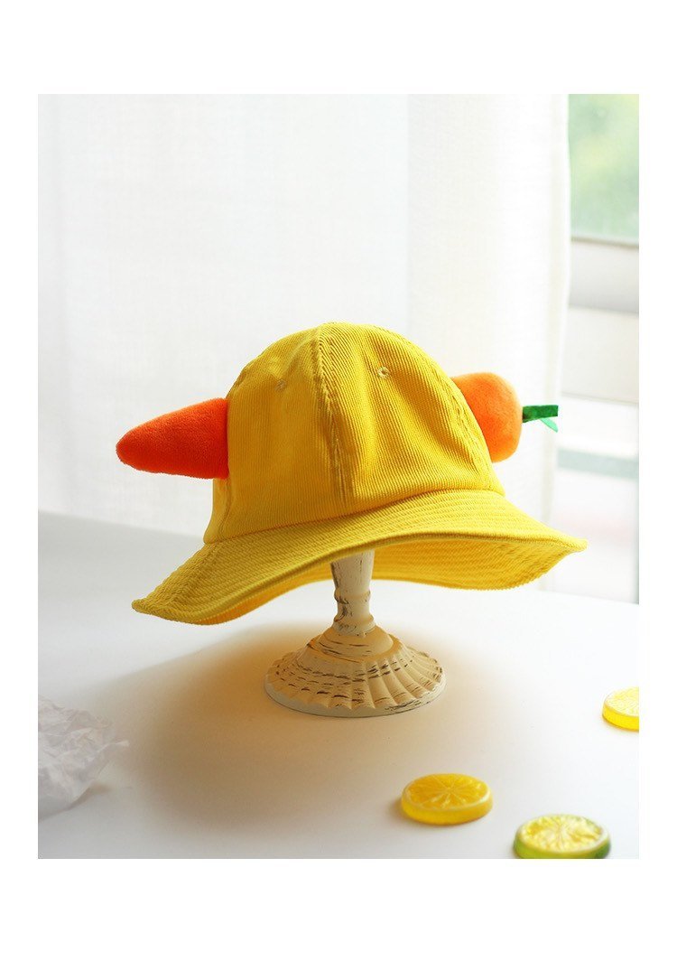 Carrot/Fish Bucket Hat for Toddlers and Adults.