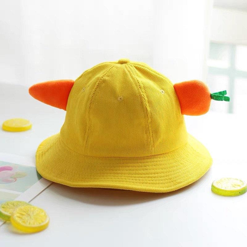 Carrot/Fish Bucket Hat for Toddlers and Adults.